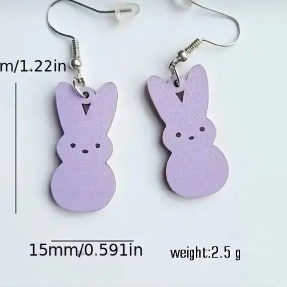 NWOT one pair of Peep earrings - Picture 4 of 4